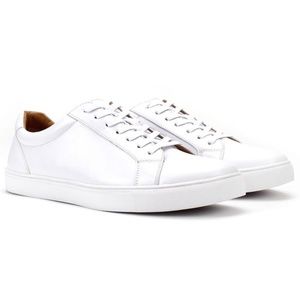 Harrison Royal Men's Lace-Up Sneakers - White